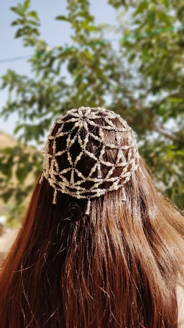 سربند مجلسی زنانه با آویزهای کریستالی