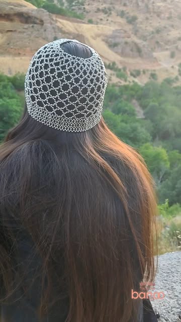 سربند زنانه خورشید بدون شرابه